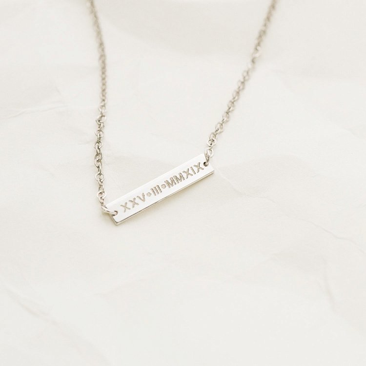 Срібний браслет "Важлива дата" з гравіюванням 2075д від ювелірного магазину Онікс - 7