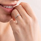 Помолвочное золотое кольцо с бриллиантами 28791121 от ювелирного магазина Оникс - 4