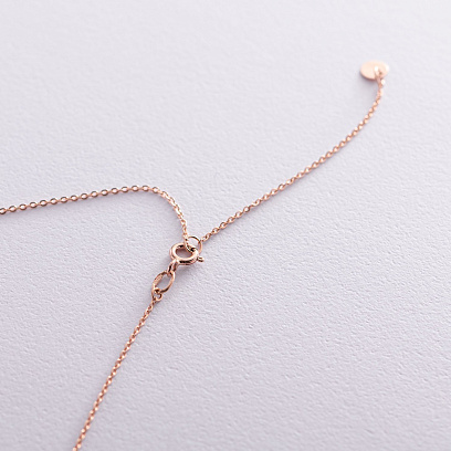 Золоте кольє "Монетки" 860252 №4