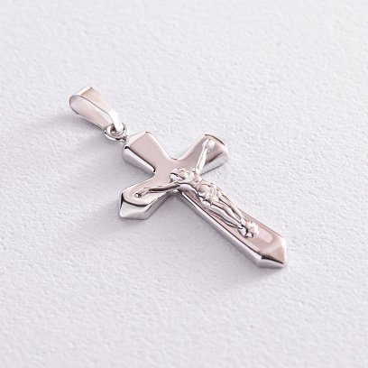 Золотой крестик с распятием п03672