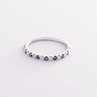 Золотое кольцо с бриллиантами и сапфирами кб0288ai от ювелирного магазина Оникс
