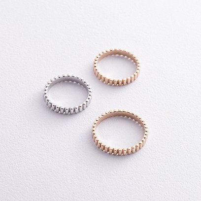 Кольцо "Бриттани" в белом золоте к07414 №7