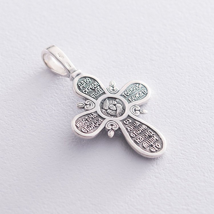 Срібний хрест "Розп'яття Христове" (чорніння) 132999 від ювелірного магазину Онікс - 1