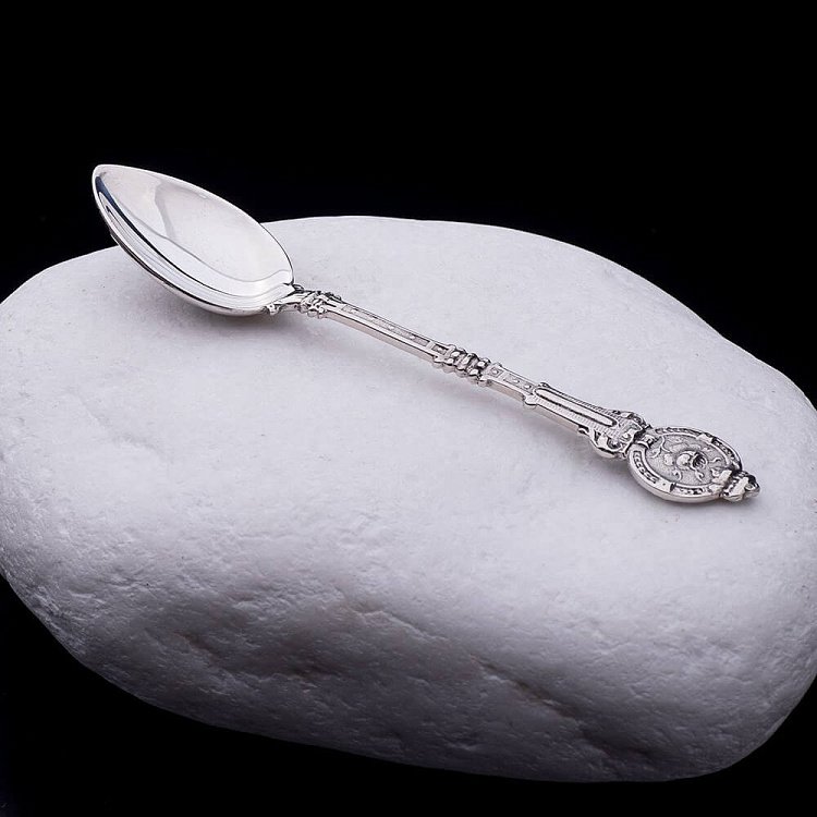 Чайна ложка "Розочка" 24002 від ювелірного магазину Онікс - 2