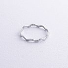 Кольцо "Волна" в серебре 112588 от ювелирного магазина Оникс