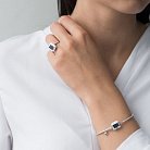 Золотое кольцо с бриллиантами и сапфирами кб0307di от ювелирного магазина Оникс - 1