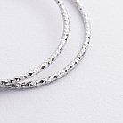 Сережки - кільця у сріблі 122970 от ювелирного магазина Оникс - 1