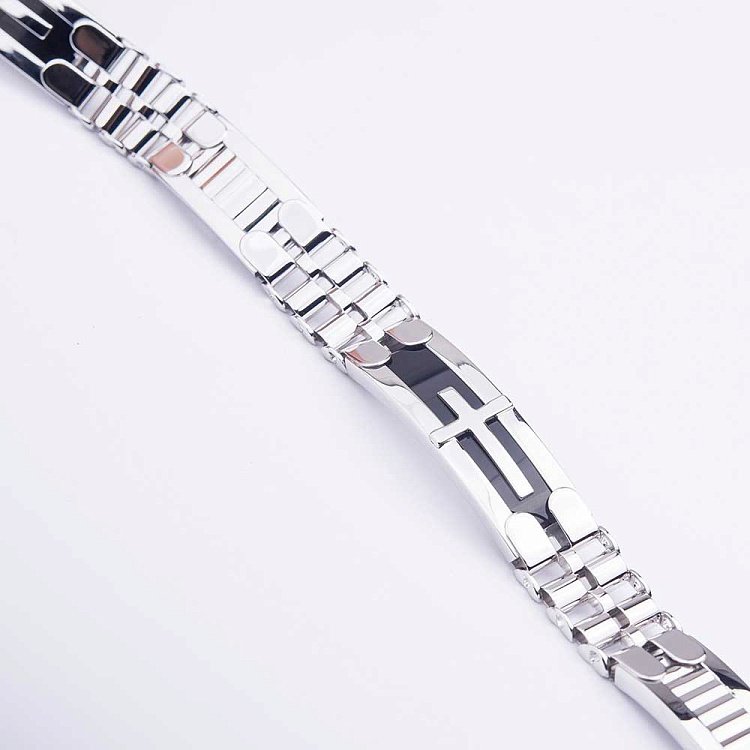 Золотий браслет з оніксом б03829 від ювелірного магазину Онікс - 2