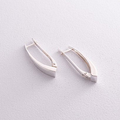 Срібні сережки 121788 №7