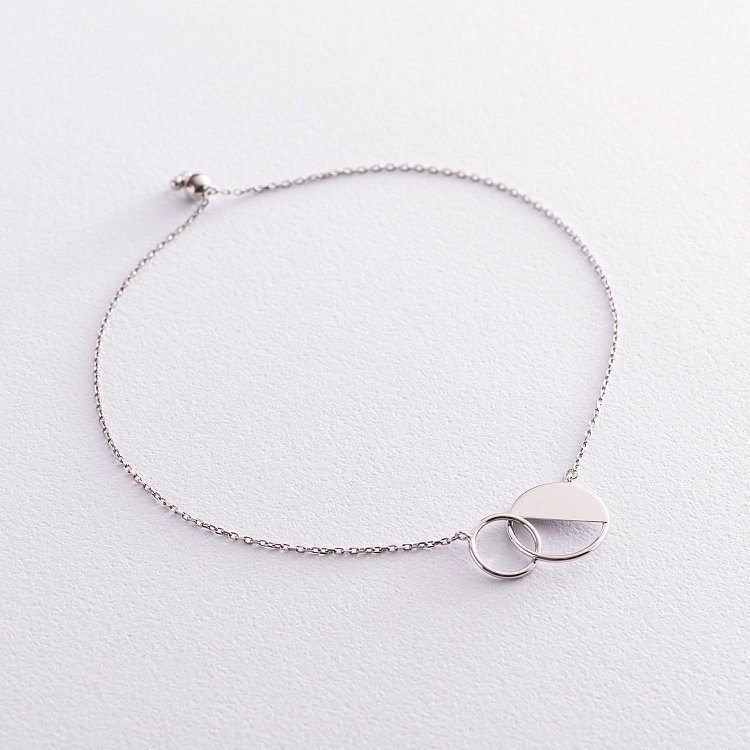 Золотий браслет "Переплетення" б04735 від ювелірного магазину Онікс - 4