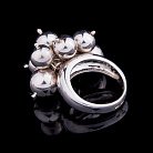 Срібний перстень "Квітка з кульок" 11693 от ювелирного магазина Оникс - 2