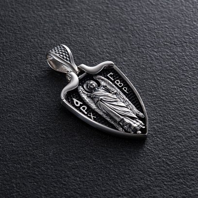 Срібний кулон "Архангел Гавриїл" 133223 №8