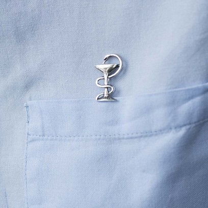 Медицинский значок "Чаша со змеей" 20008 №2