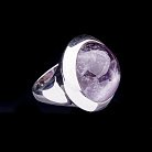 Серебряное кольцо с аметистом с122к30*8е от ювелирного магазина Оникс - 1