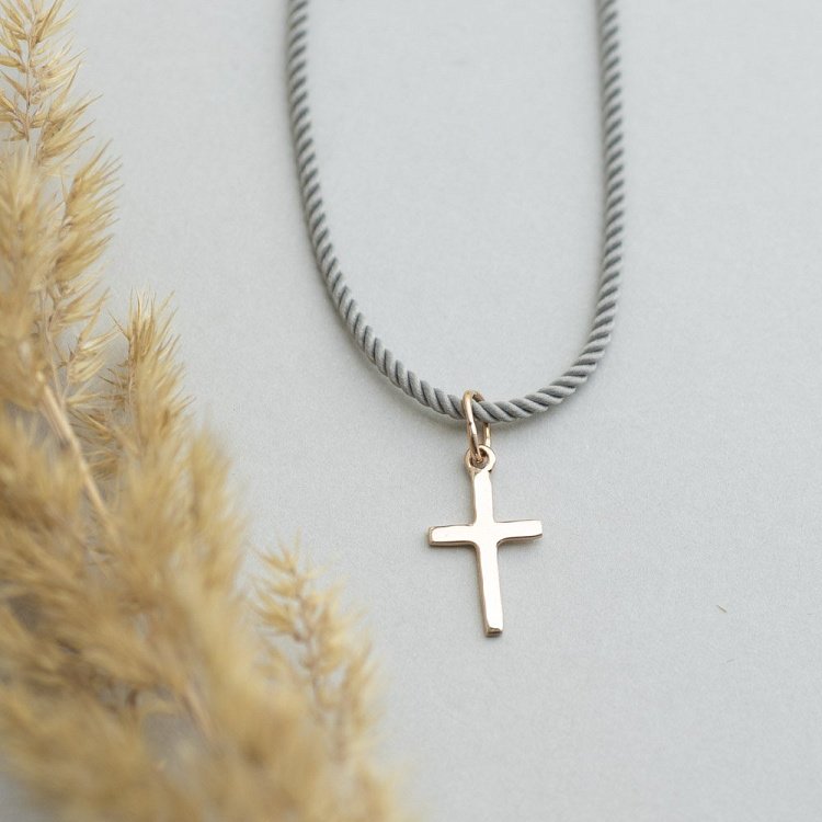 Золотий маленький хрестик п02971 від ювелірного магазину Онікс - 6