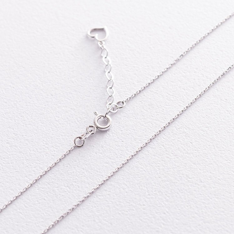 Золотое колье "Сердце" с бриллиантом колб0062y от ювелирного магазина Оникс - 5