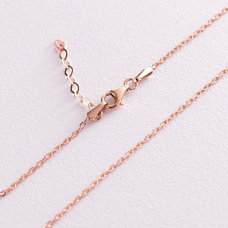 Колье "Клевер" в красном золоте кол02087 от ювелирного магазина Оникс - 3