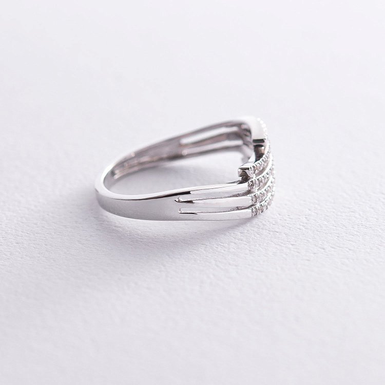 Золотое кольцо с бриллиантами T03105R от ювелирного магазина Оникс - 2