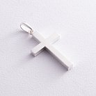Срібний хрест ручної роботи "Спаси і Збережи" 133147 от ювелирного магазина Оникс - 2