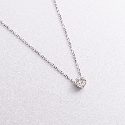 Золотое колье с бриллиантами 744911121 №2