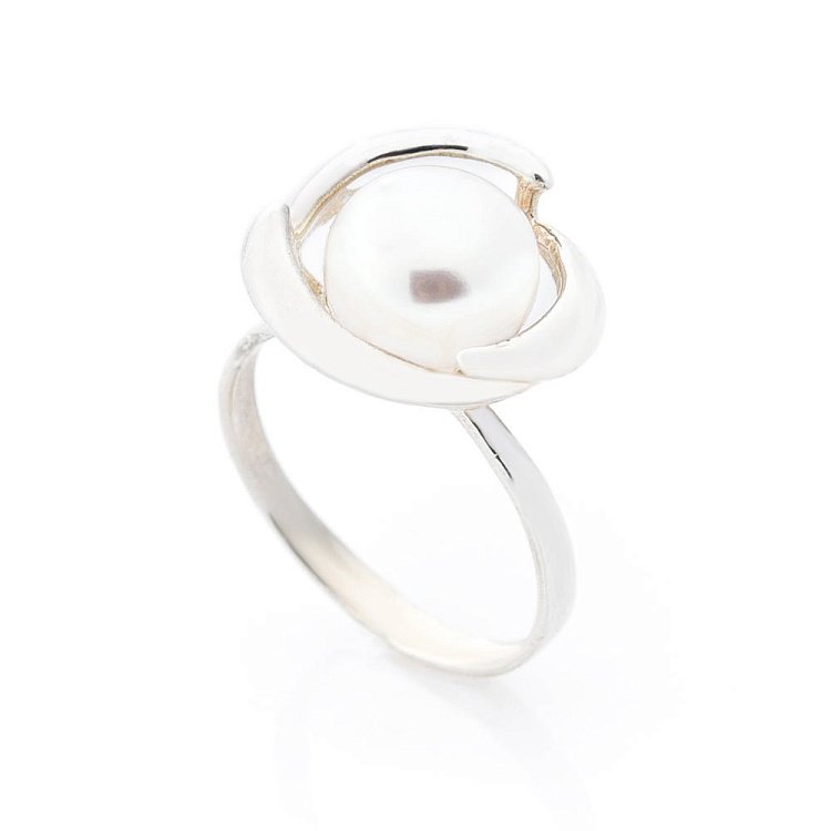 Каблучка (культивовані прісноводні перли) 111024 від ювелірного магазину Онікс - 4