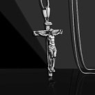 Срібний хрест "Розп'яття Ісуса Христа" 133167 от ювелирного магазина Оникс