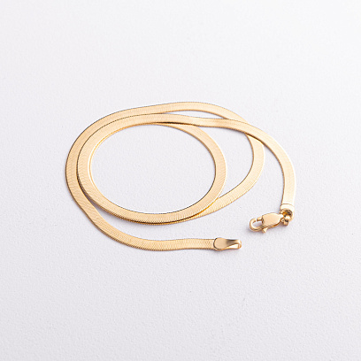 Кольє "Наомі" у жовтому золоті (снейк) ц00459-4,0 №3