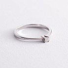 Помолвочное золотое кольцо с бриллиантом 22771521 от ювелирного магазина Оникс - 2