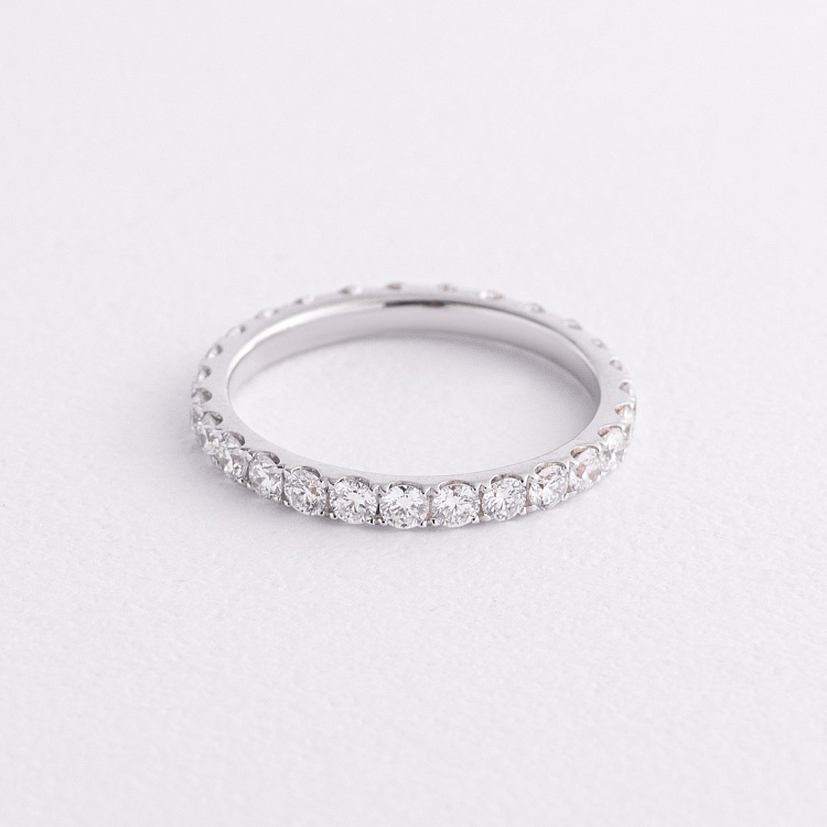 Золотое кольцо с дорожкой бриллиантов кб0612mi от ювелирного магазина Оникс - 1