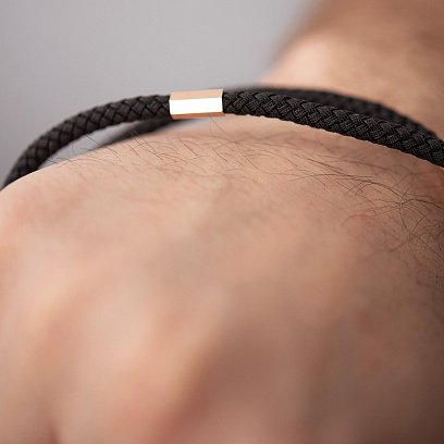 Ювелирный шнурок с золотой застежкой 73232400 №5