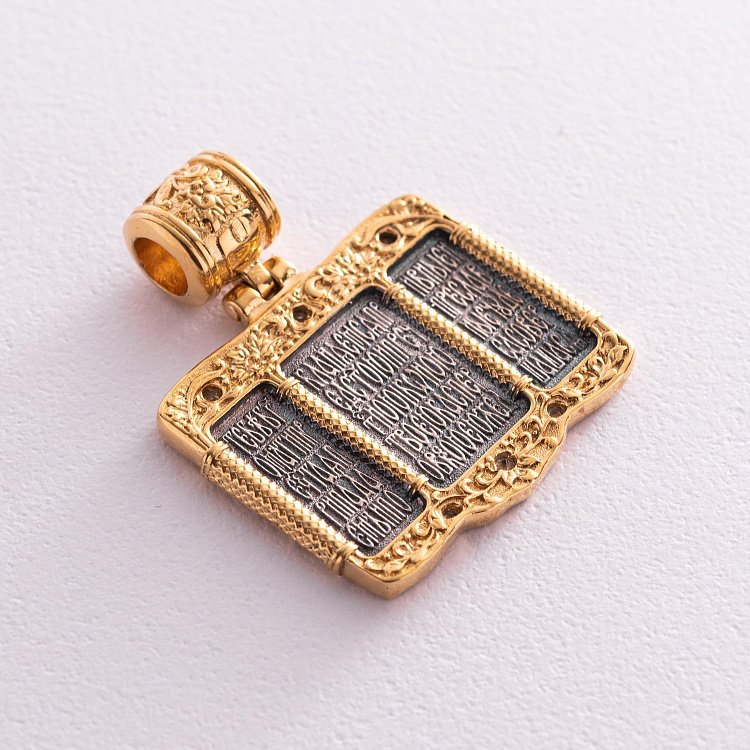 Срібна ікона "Касперівська Божа Матір - Архангел Михайло, Архангел Гавриїл" 133101 від ювелірного магазину Онікс - 1