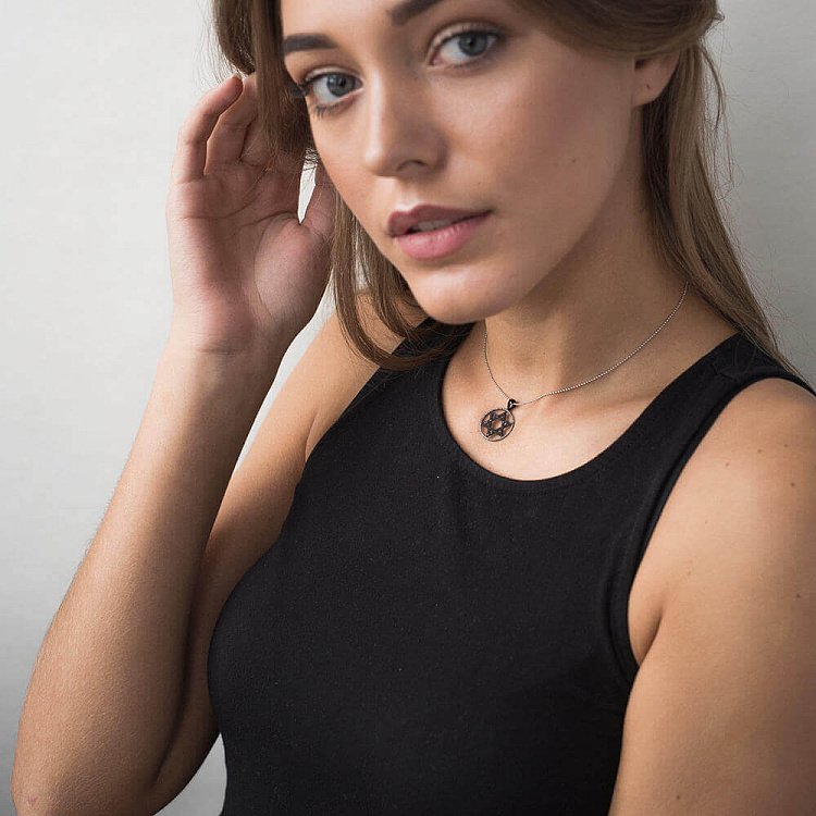 Підвіска "Зірка Давида" з діамантами пб0066ch від ювелірного магазину Онікс - 1