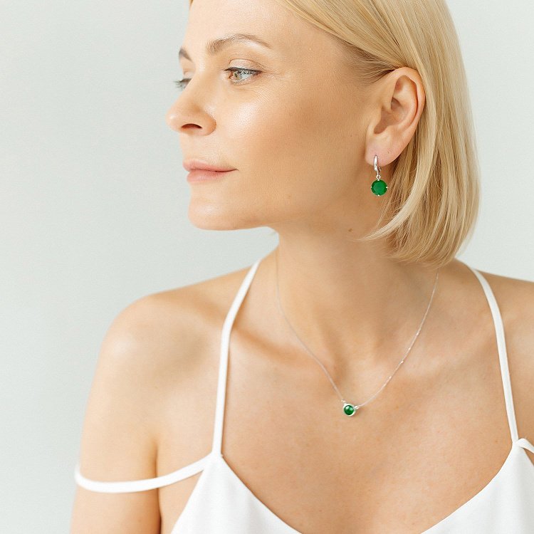 Золоті сережки "Захоплення" (онікс) с05288 від ювелірного магазину Онікс - 9