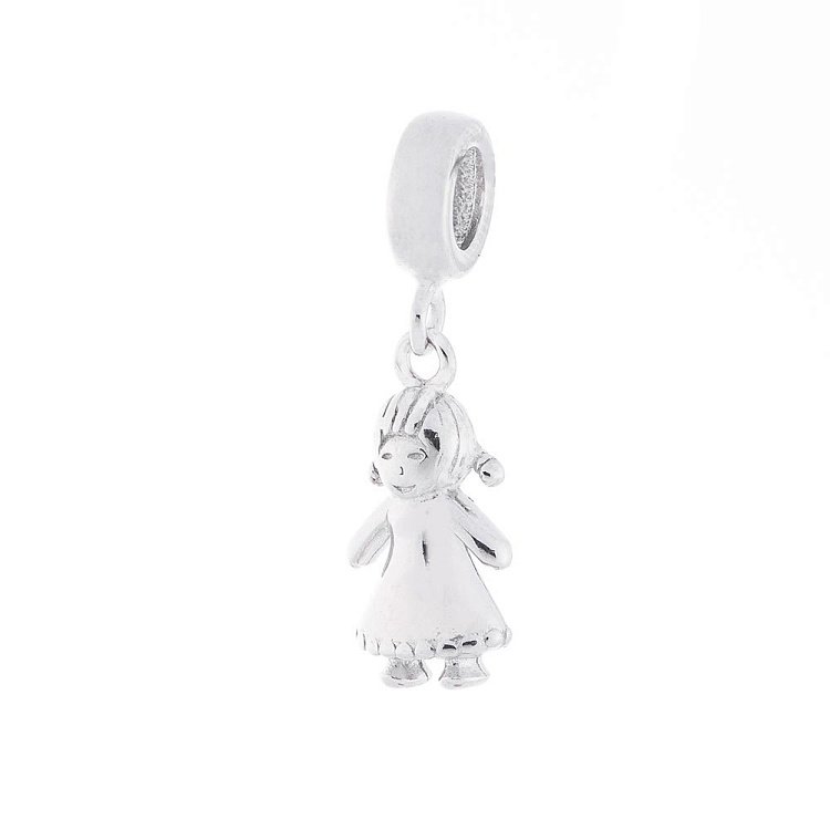 Срібний шарм "Дівчинка" 132551 від ювелірного магазину Онікс