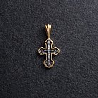 Серебряный крест "Распятие Христово" 132954 от ювелирного магазина Оникс - 2