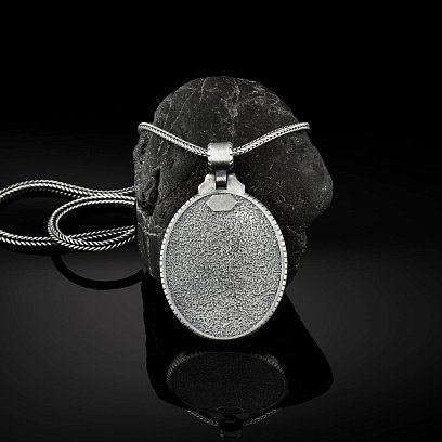 Срібний кулон "Воскресший Ісус Христос" 133182 №2