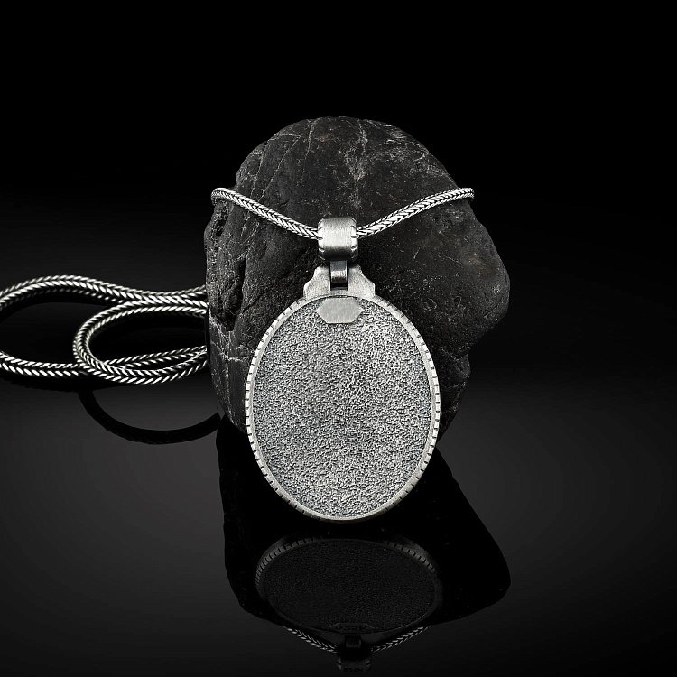 Срібний кулон "Воскресший Ісус Христос" 133182 від ювелірного магазину Онікс - 1