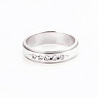 Золотое обручальное кольцо с фианитами - актуальное обр000341 от ювелирного магазина Оникс - 1