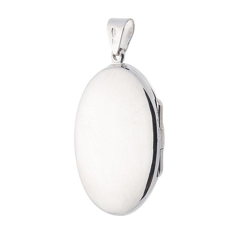 Серебряный кулон для фотографии "Цветок и бабочка" 132655 от ювелирного магазина Оникс - 1