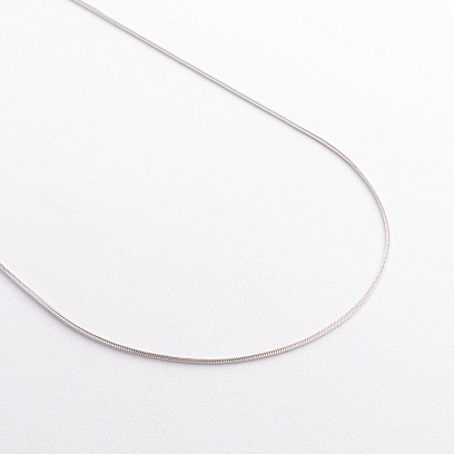 Серебряная цепочка Снейк бс10425 №3