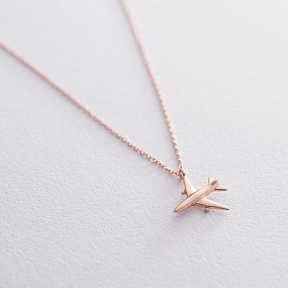 Кольє "Літачок" в червоному золоті кол02303 №3