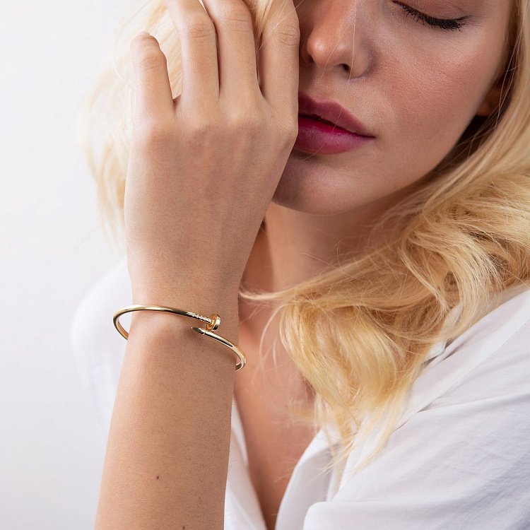 Браслет "Цвях" у жовтому золоті б03294 від ювелірного магазину Онікс - 3