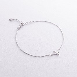 Золотой браслет "Самолетик" б04188