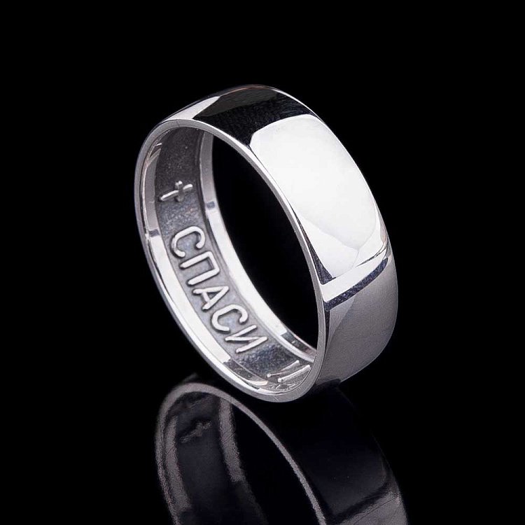 Каблучка "Спаси і збережи" 111340 від ювелірного магазину Онікс - 3