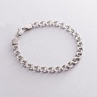 Мужской серебряный браслет (гарибальди) 0.7 см р0217511 от ювелирного магазина Оникс