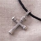 Серебряный крест "Распятие" 132567 от ювелирного магазина Оникс - 1