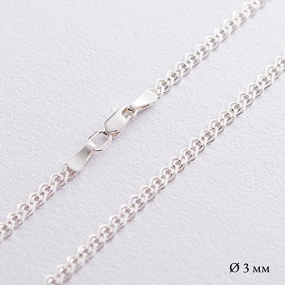 Серебряная цепочка (плетение Нонна) б010642