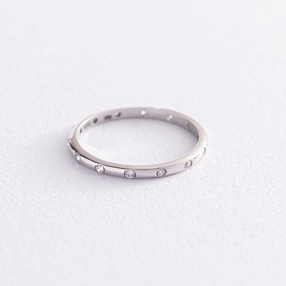 Серебряное кольцо с фианитами 3898