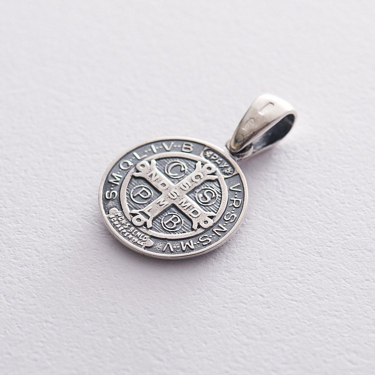 Підвіска св. Бенедикт 131554 від ювелірного магазину Онікс - 3