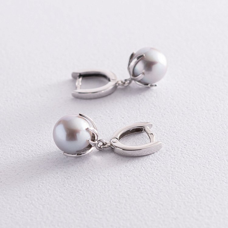 Золоті сережки з перлами с06786d від ювелірного магазину Онікс - 2